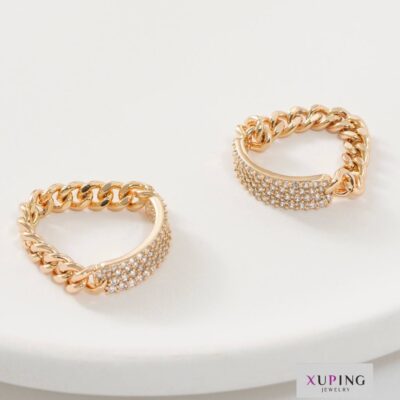 انگشتر-طرح-کارتیر-پلاک-نگین دار-رنگ-ثابت-ژوپینگ