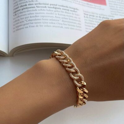 دستبند-زنانه-روکش-طلا-ژوپینگ