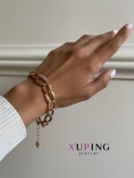 دستبند-زنانه-روکش-طلا-ژوپینگ