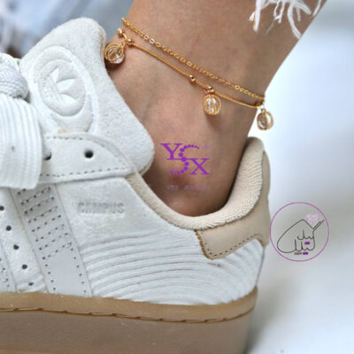 پابند-دخترانه-استیل-طرح-گوی زرین-برند-ysx