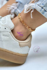 پابند-دخترانه-استیل-طرح-طنابی-برند-ysx