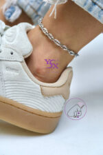 پابند-دخترانه-استیل-طرح-طنابی-برند-ysx