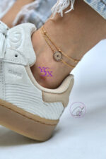 پابند-دخترانه-استیل-طرح-چشم نظر-برند-ysx