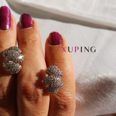 گوشواره ضد حساسیت روکش طلا برند ژوپینگ