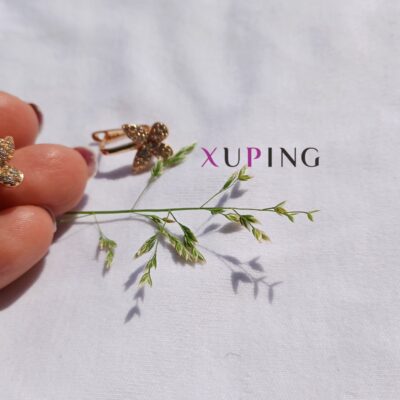 گوشواره ضد حساسیت روکش طلا برند ژوپینگ